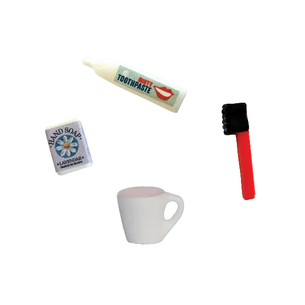Doll House Miniatures Tooth Brush Set NEW ARRIVAL