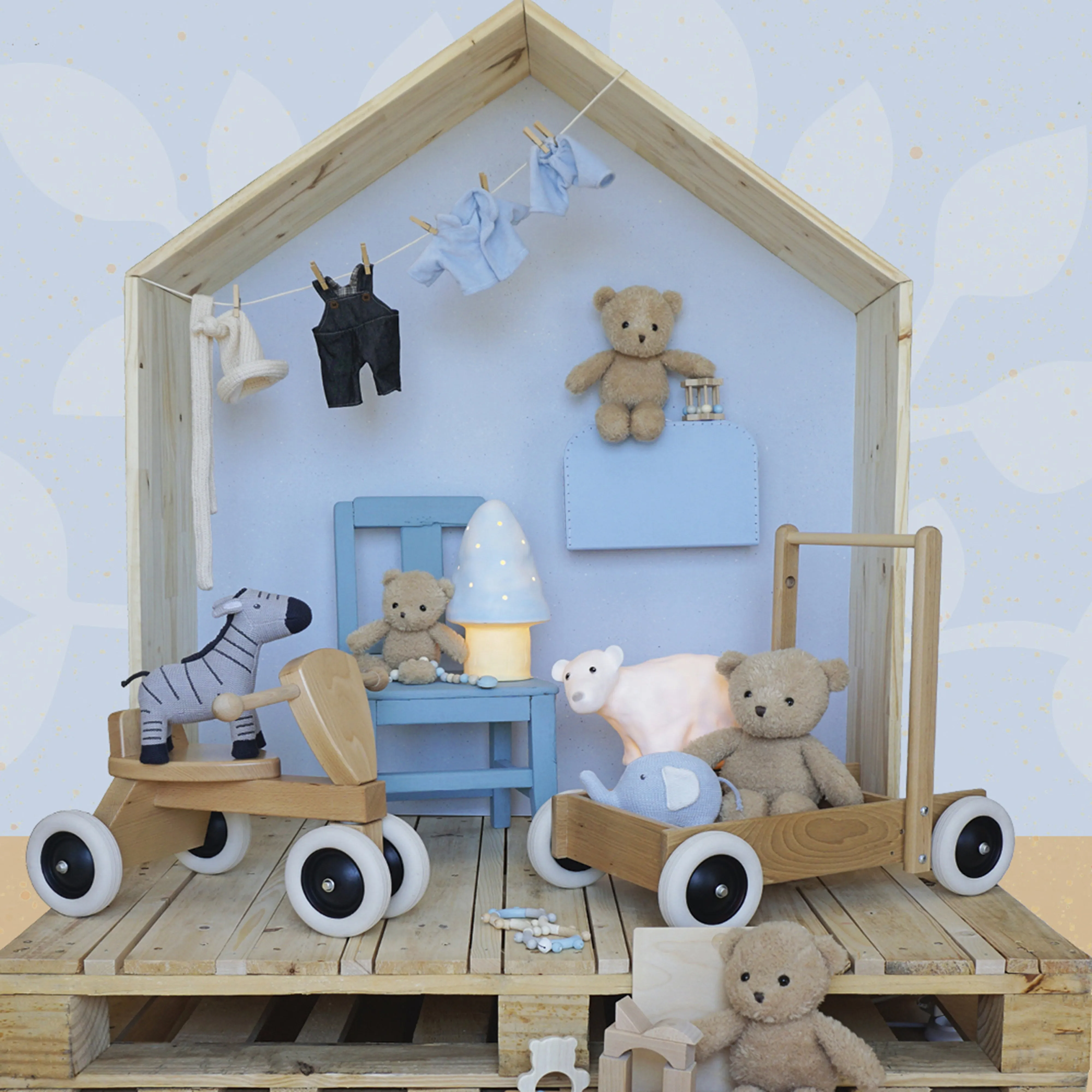 Egmont Toys Rattle Star Blue