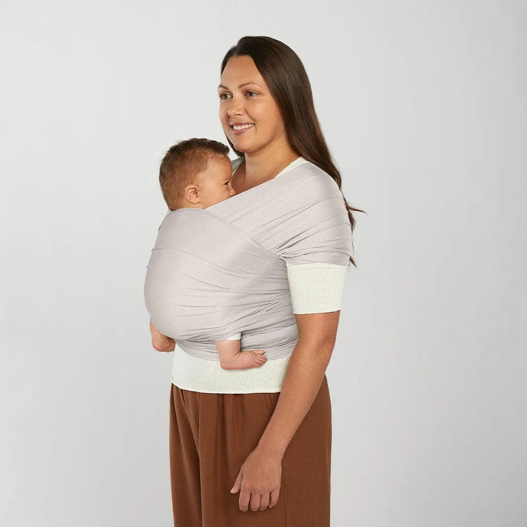 Ergobaby Aura Mesh Baby Wrap - Soft Grey Mesh