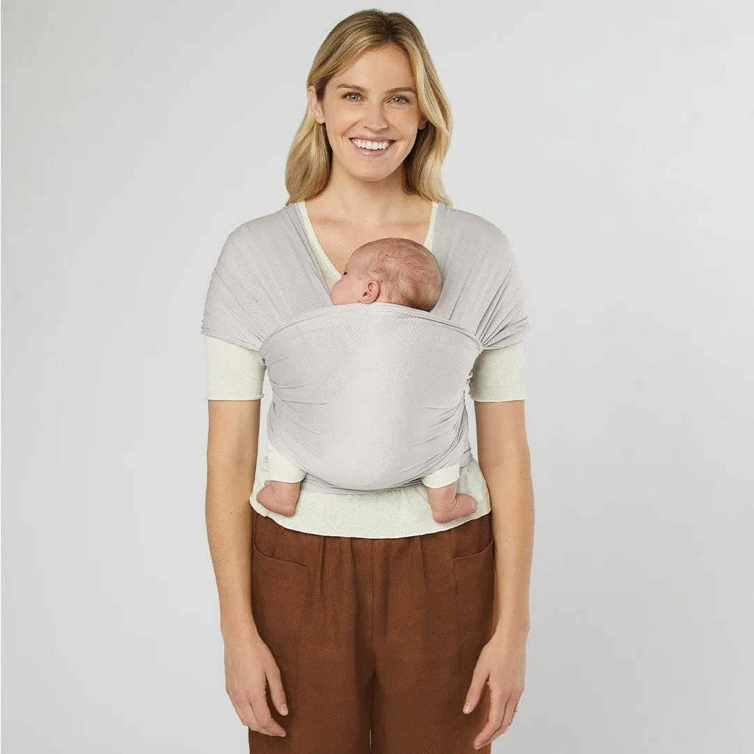 Ergobaby Aura Mesh Baby Wrap - Soft Grey Mesh