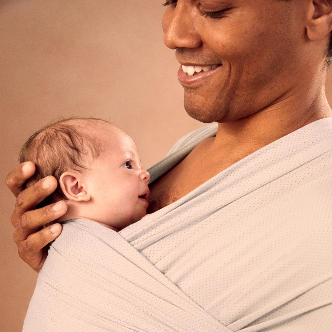 Ergobaby Aura Mesh Baby Wrap - Soft Grey Mesh