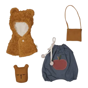 Fabelab Doll Clothes Set Bear Cape