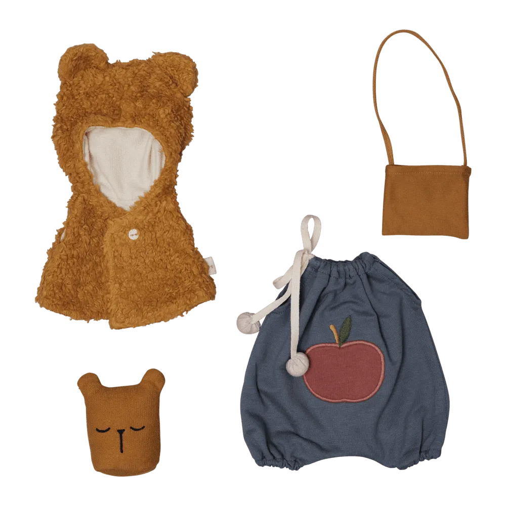 Fabelab Doll Clothes Set Bear Cape