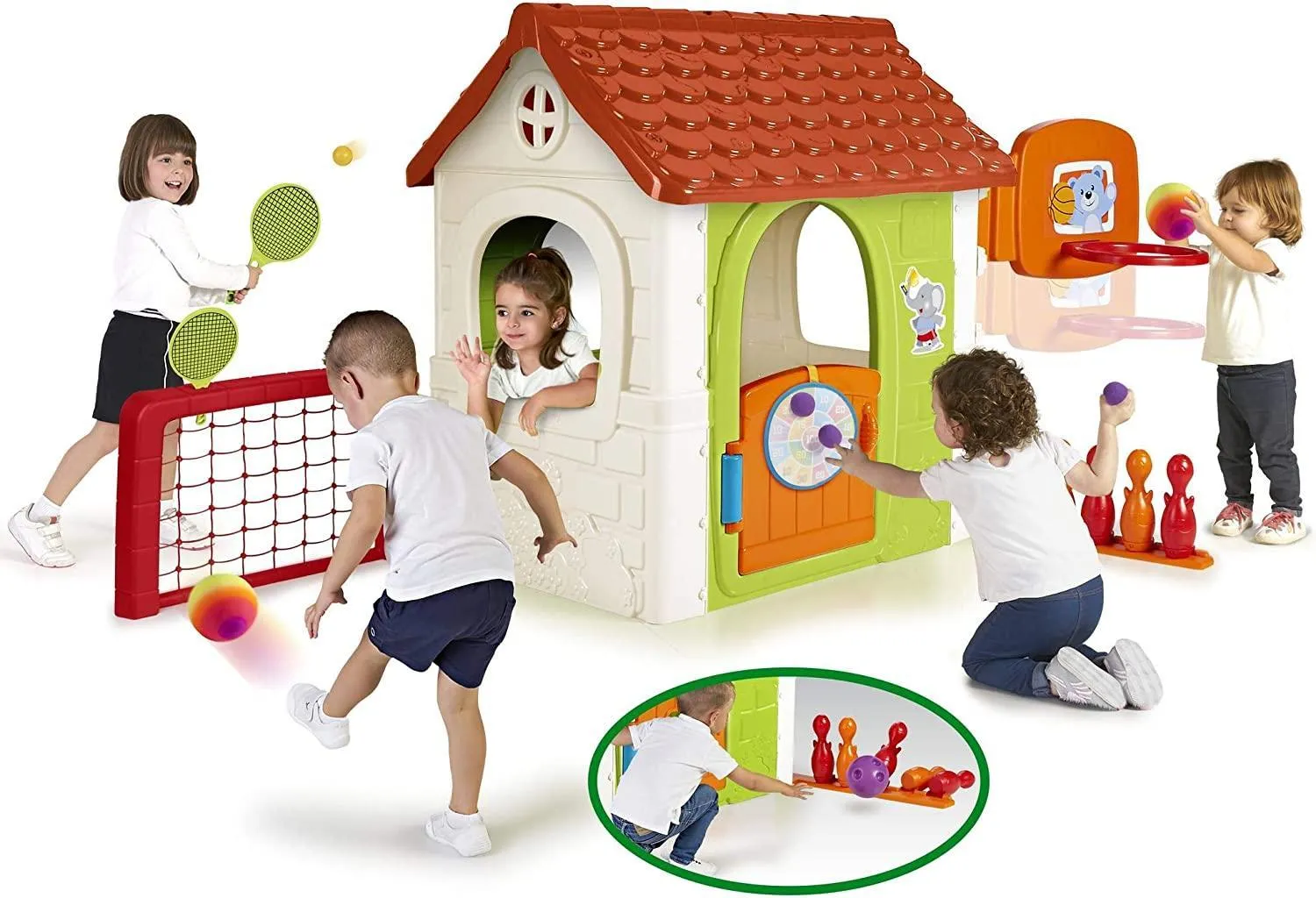 Feber Multi Activity Play House 6-in-1