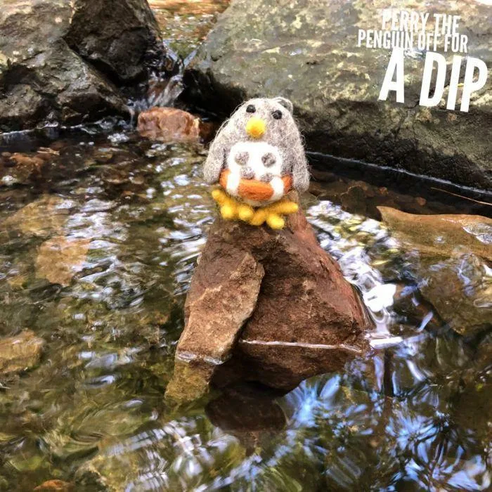 Felt Perry The Penguin Hanging Ornament