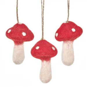 Felt Toadstools Hanging Decoration SOLD OUT