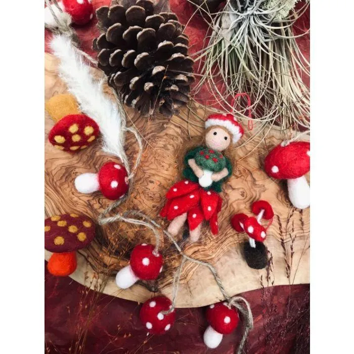 Felt Toadstools Hanging Decoration SOLD OUT