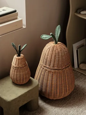 Ferm Living Pear Braided Storage Basket - Large Odin Parker