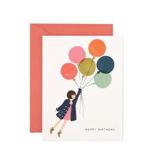 Fly Away Birthday Card