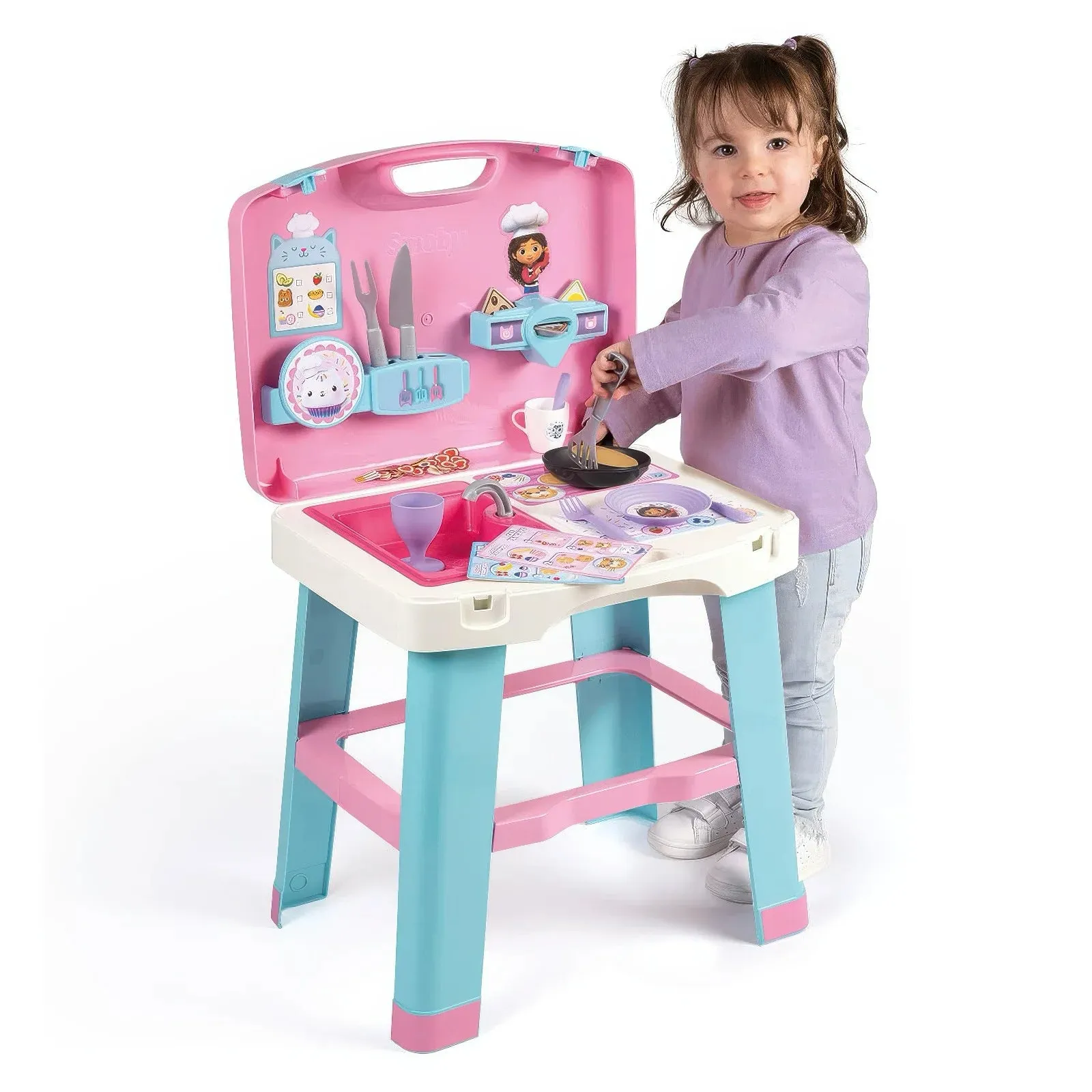 Gabby's Dollhouse Play Kitchen in Suitcase