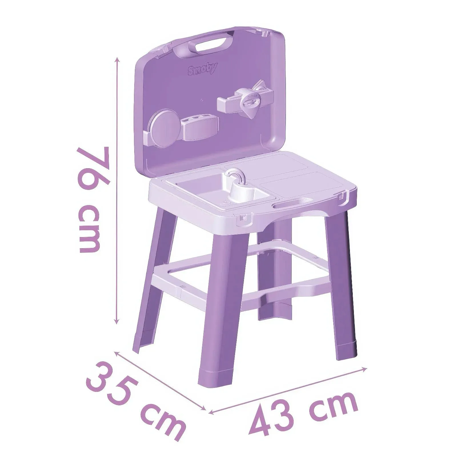 Gabby's Dollhouse Play Kitchen in Suitcase