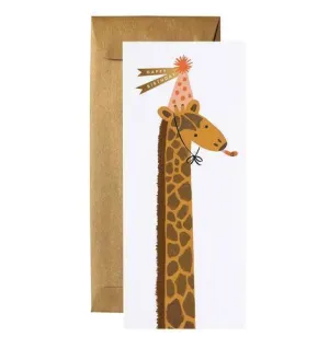 Giraffe Birthday Card