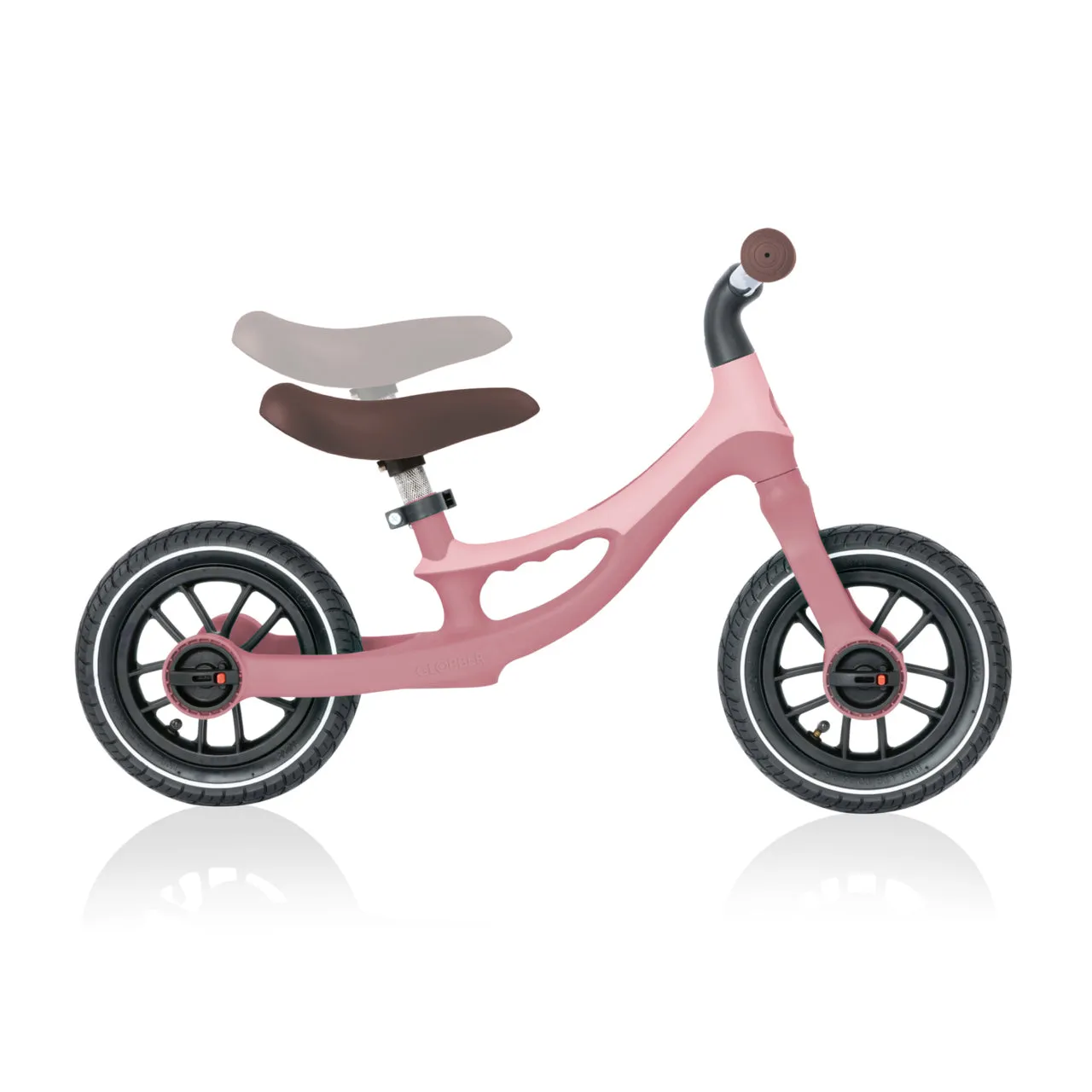 Globber Go Bike Elite Air Balance Bike - Pastel Pink (3 - 6Y)