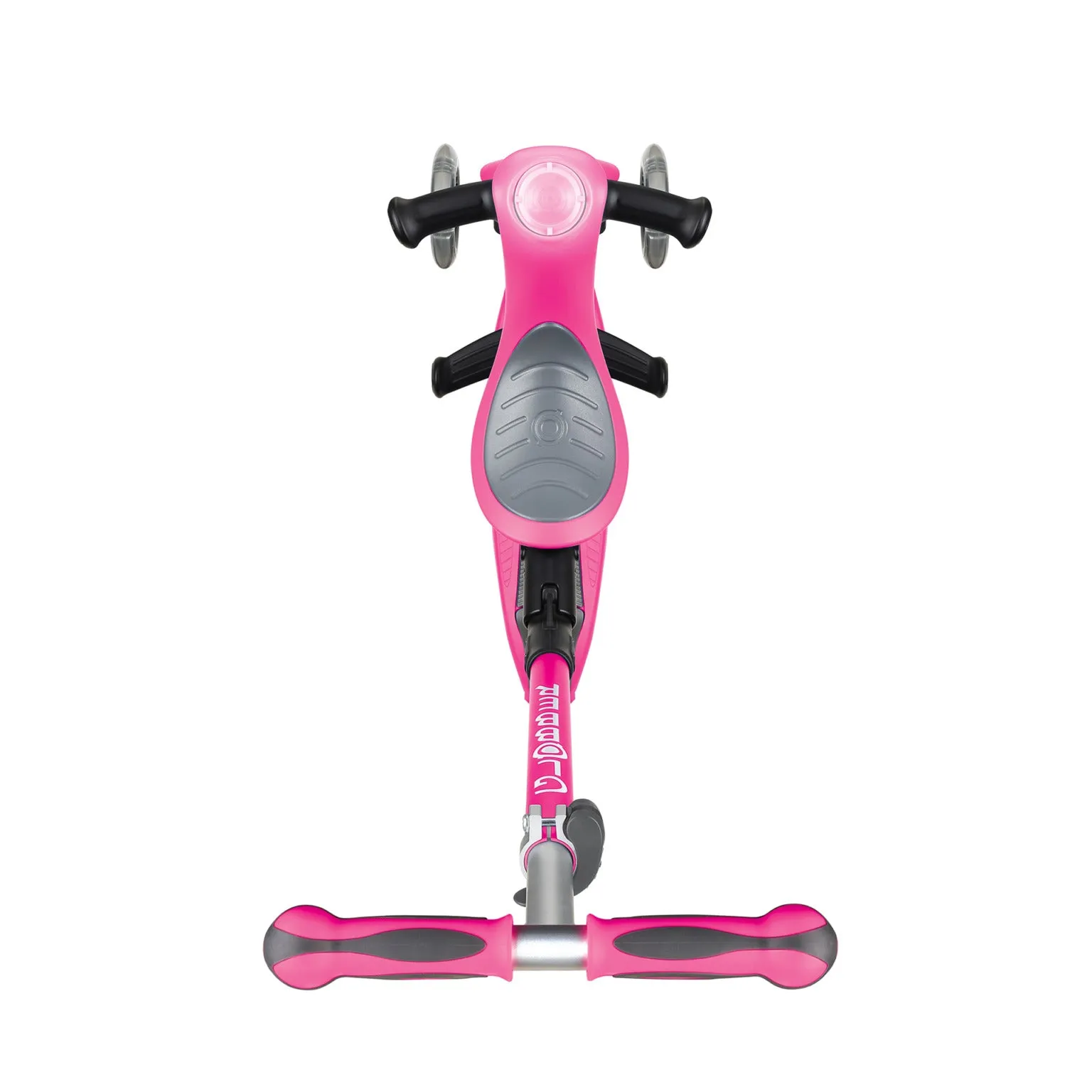 Globber Go Up Deluxe Play Foldable Scooter - Deep Pink (15M - 3Y )