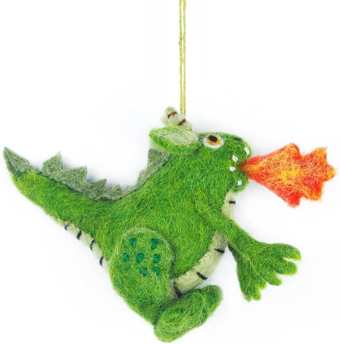 Green Dragon Felt Hanging Ornament