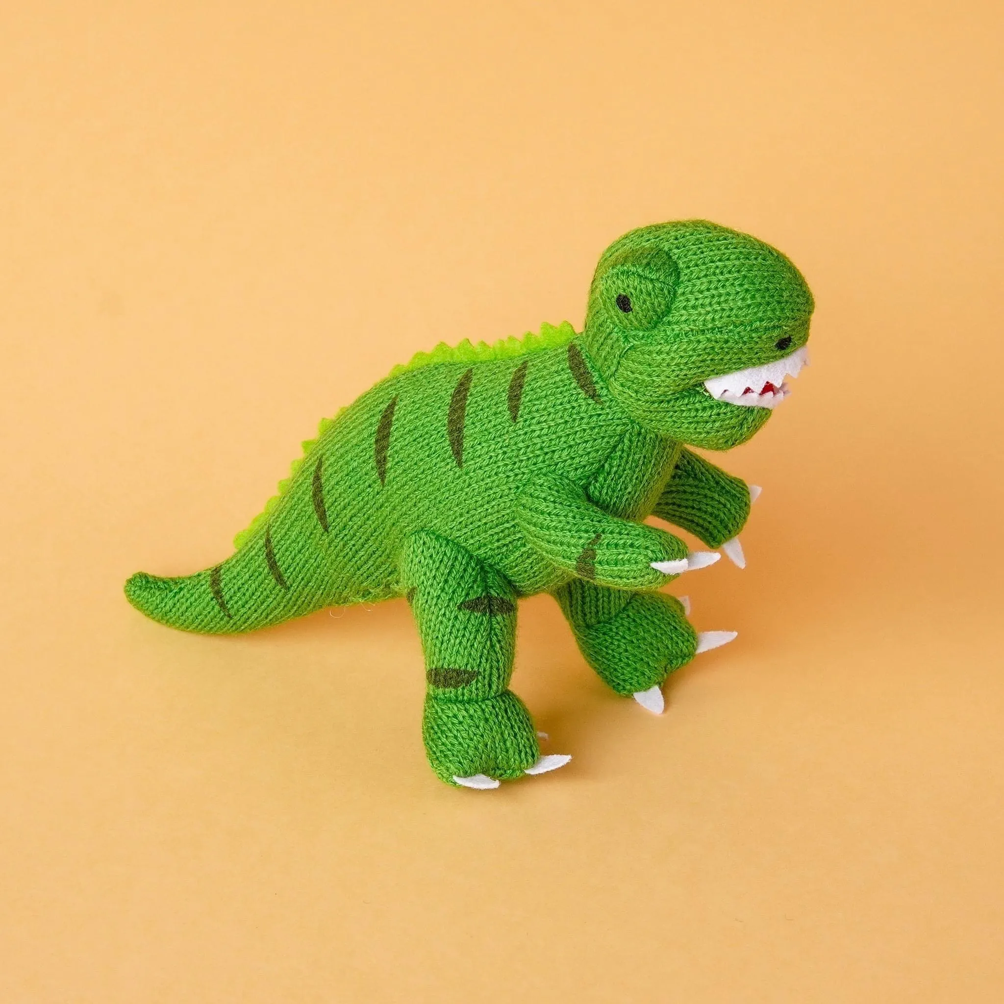 Green T Rex Dinosaur Rattle LAST TWO