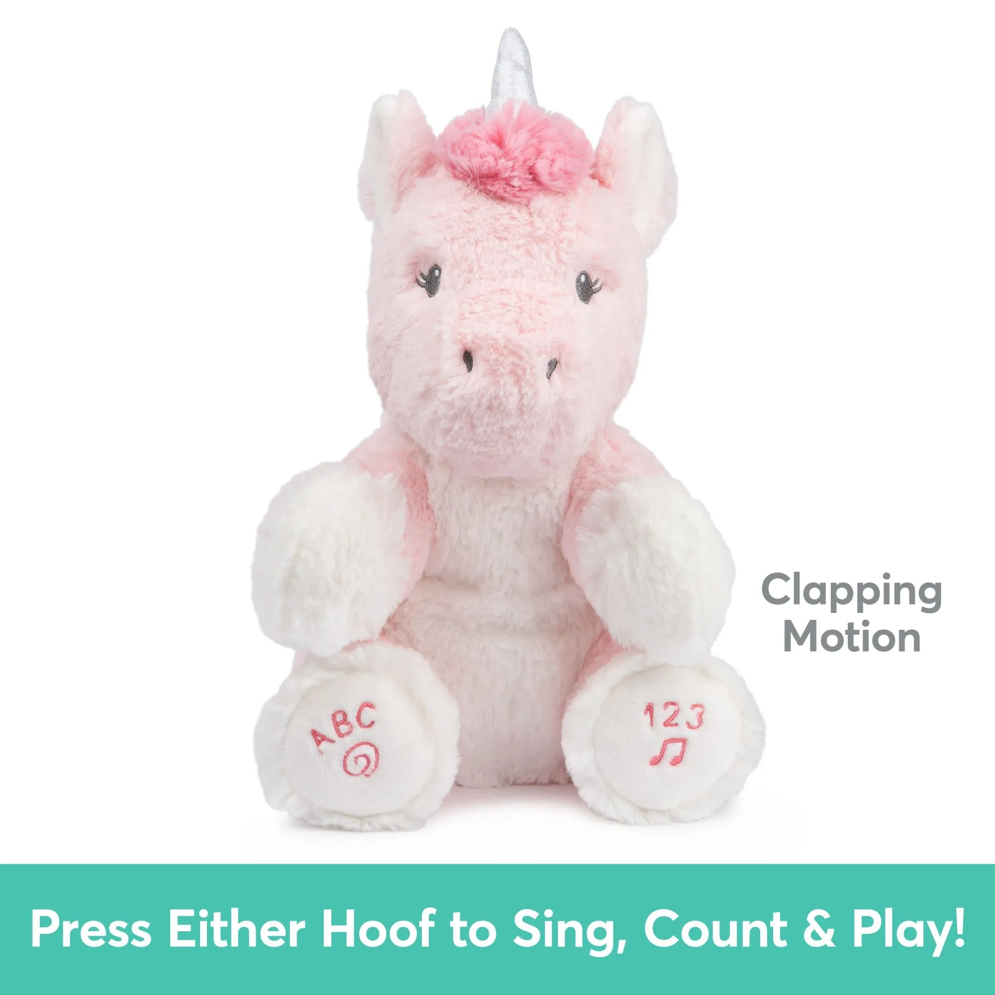GUND Abc 123 Alora Unicorn Animated Plush