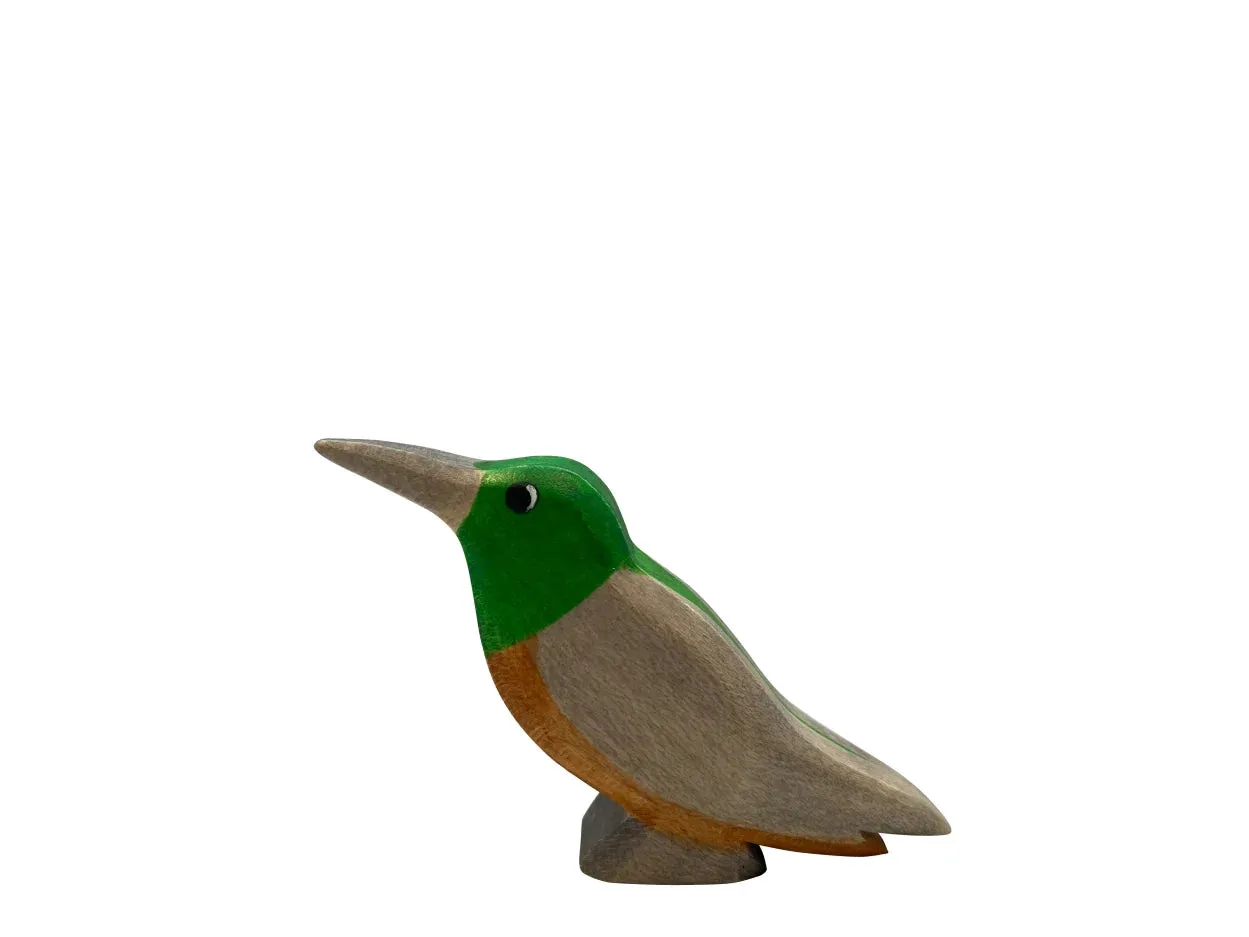 Handmade Holzwald Kolibri Bird Odin Parker