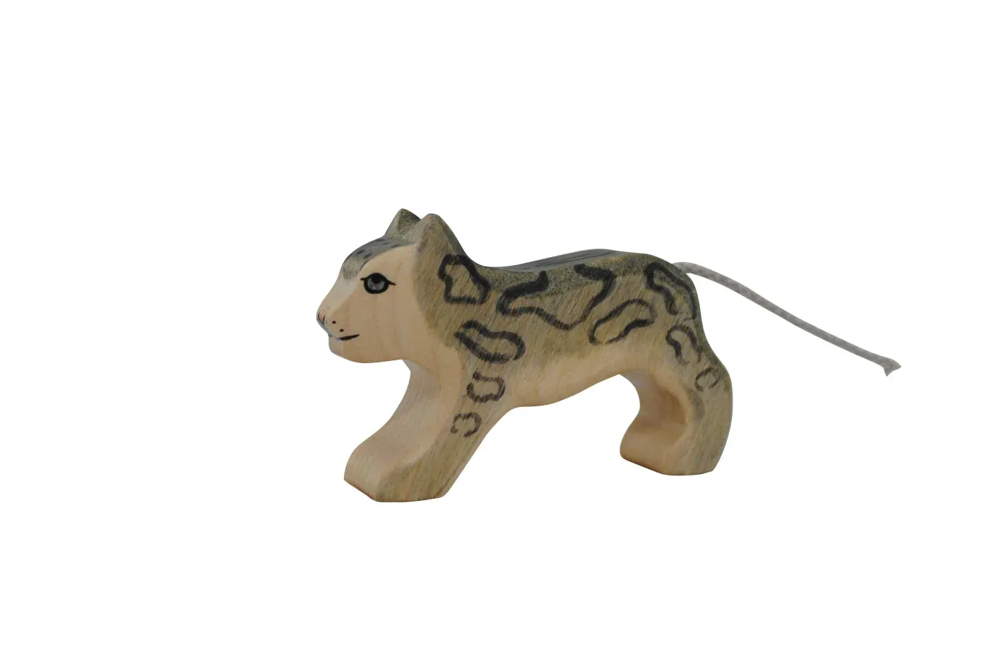 Handmade Holzwald Small Snow Leopard Odin Parker