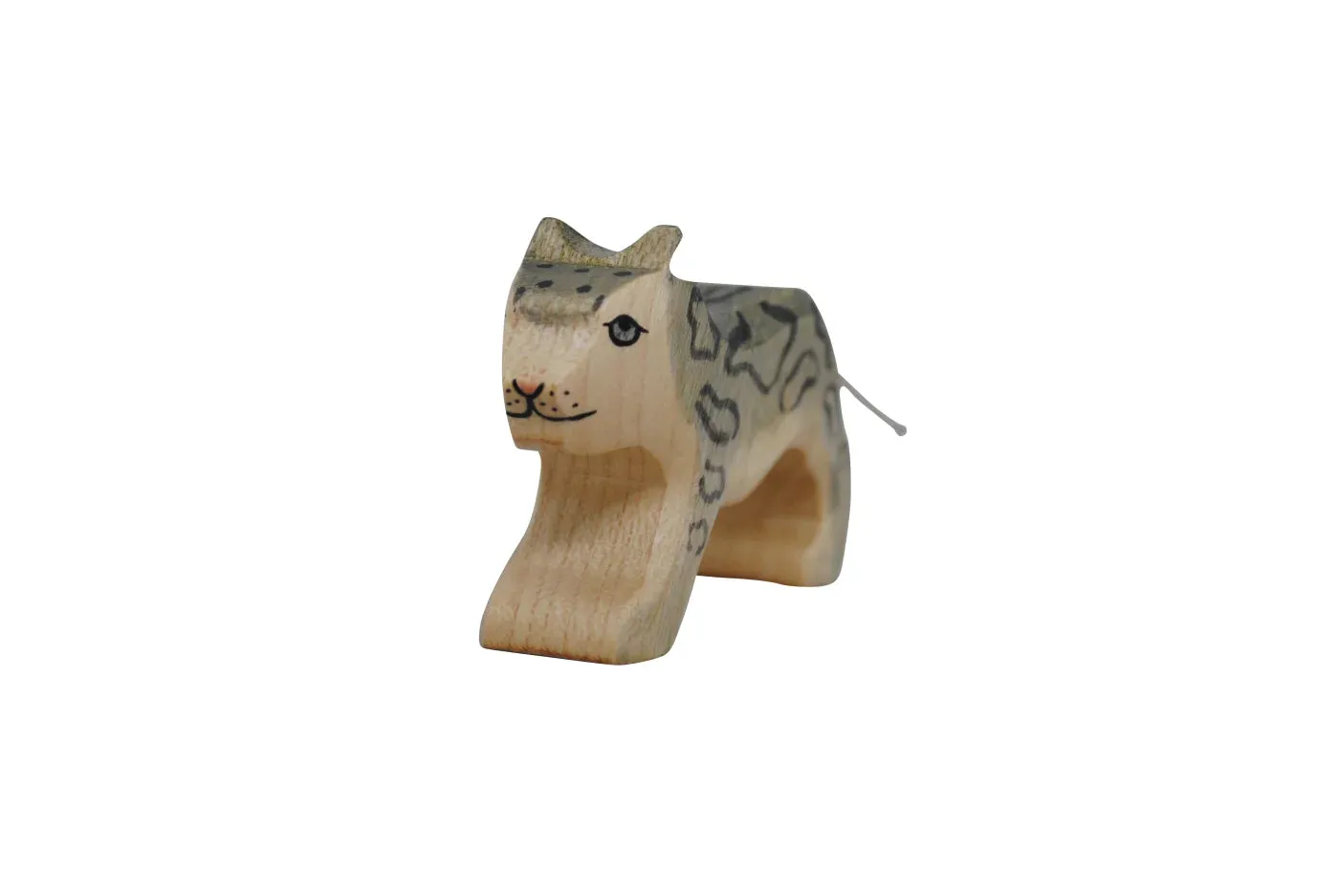 Handmade Holzwald Small Snow Leopard Odin Parker