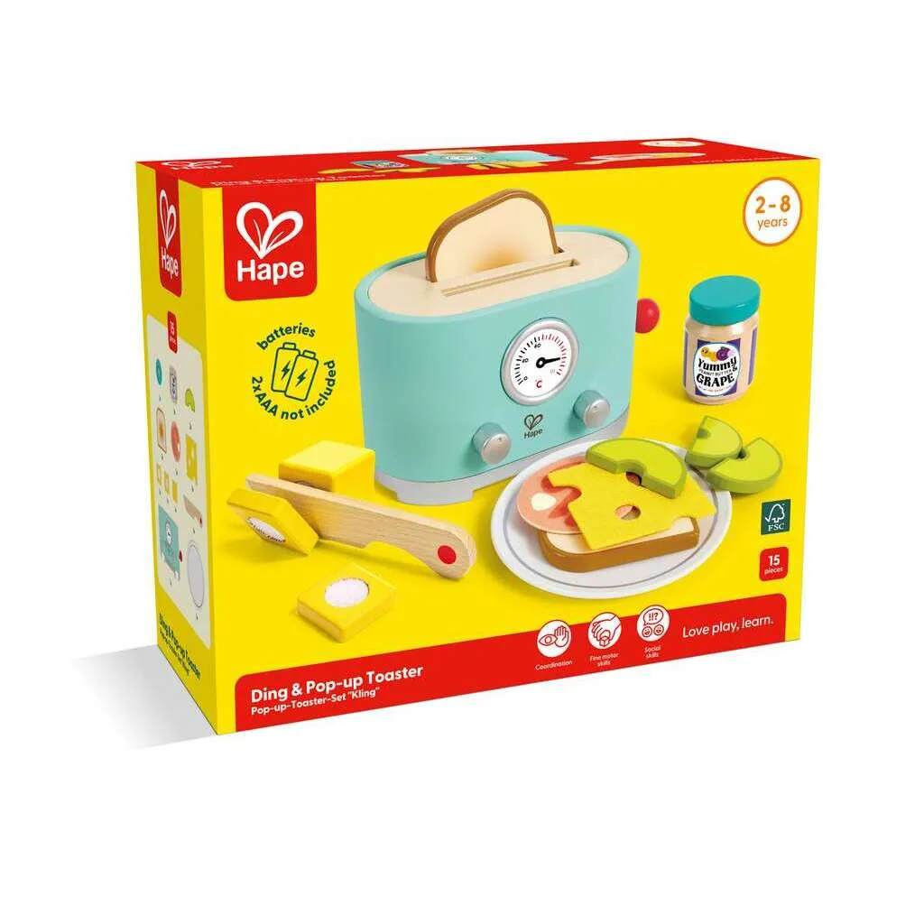 Hape Kitchen | Ding & Pop-up Toaster