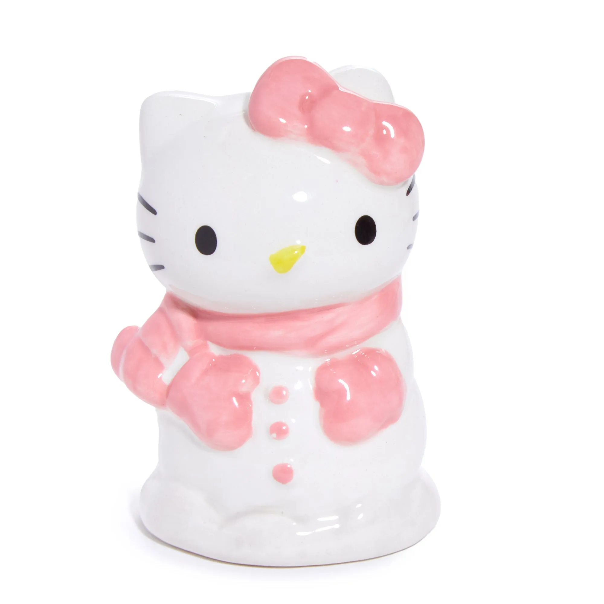 Hello Kitty Ceramic Holiday Salt & Pepper Set (Snow Play) SANRIO