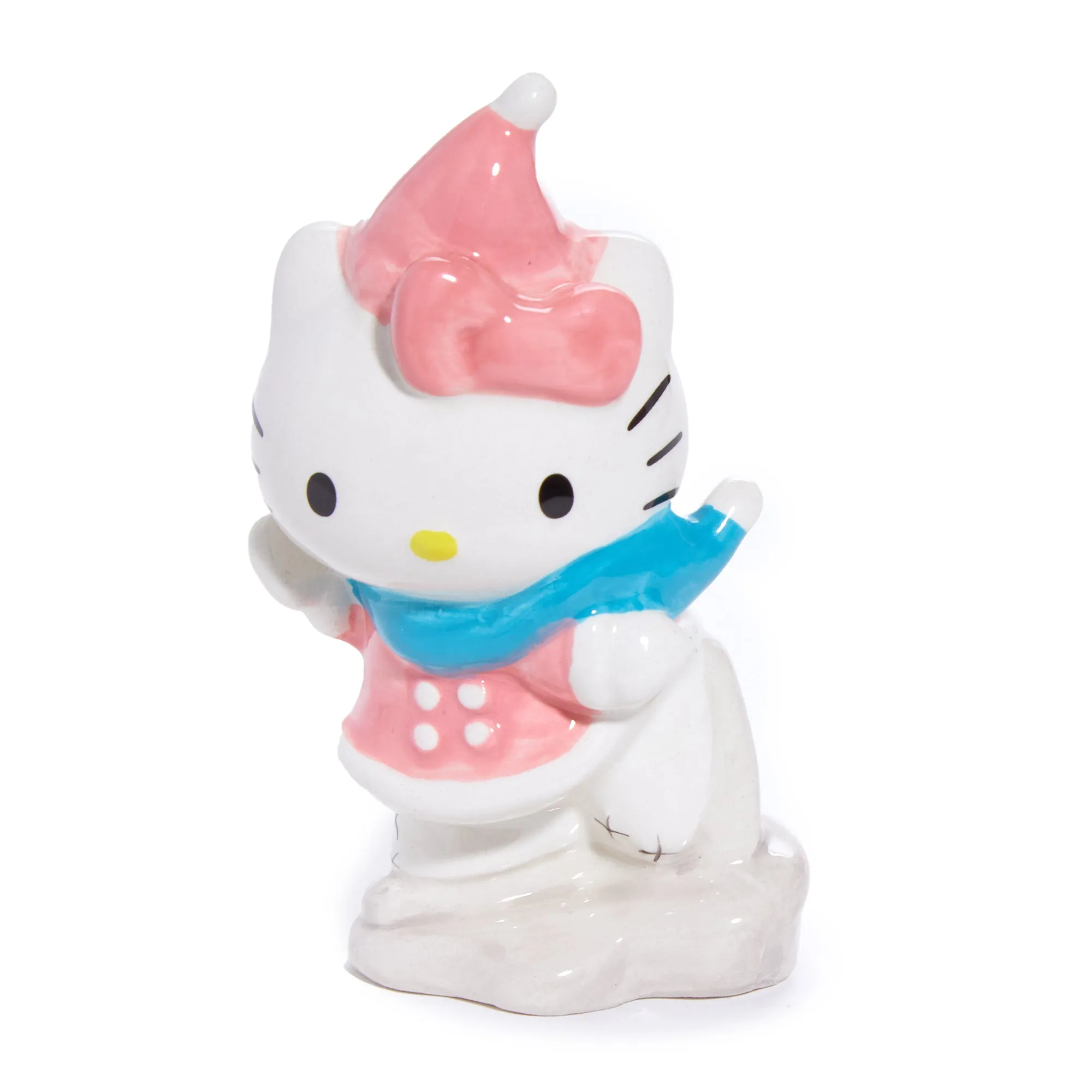 Hello Kitty Ceramic Holiday Salt & Pepper Set (Snow Play) SANRIO