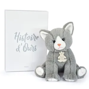 Histoire d'Ours Baby Cat Powder Grey 18cm