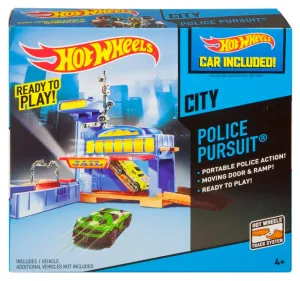 Hot Wheels City Police Pursuit Playset