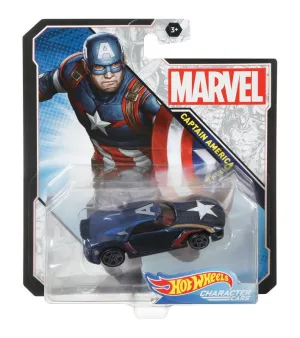 Hot Wheels Studio Character Cars Marvel Captain America
