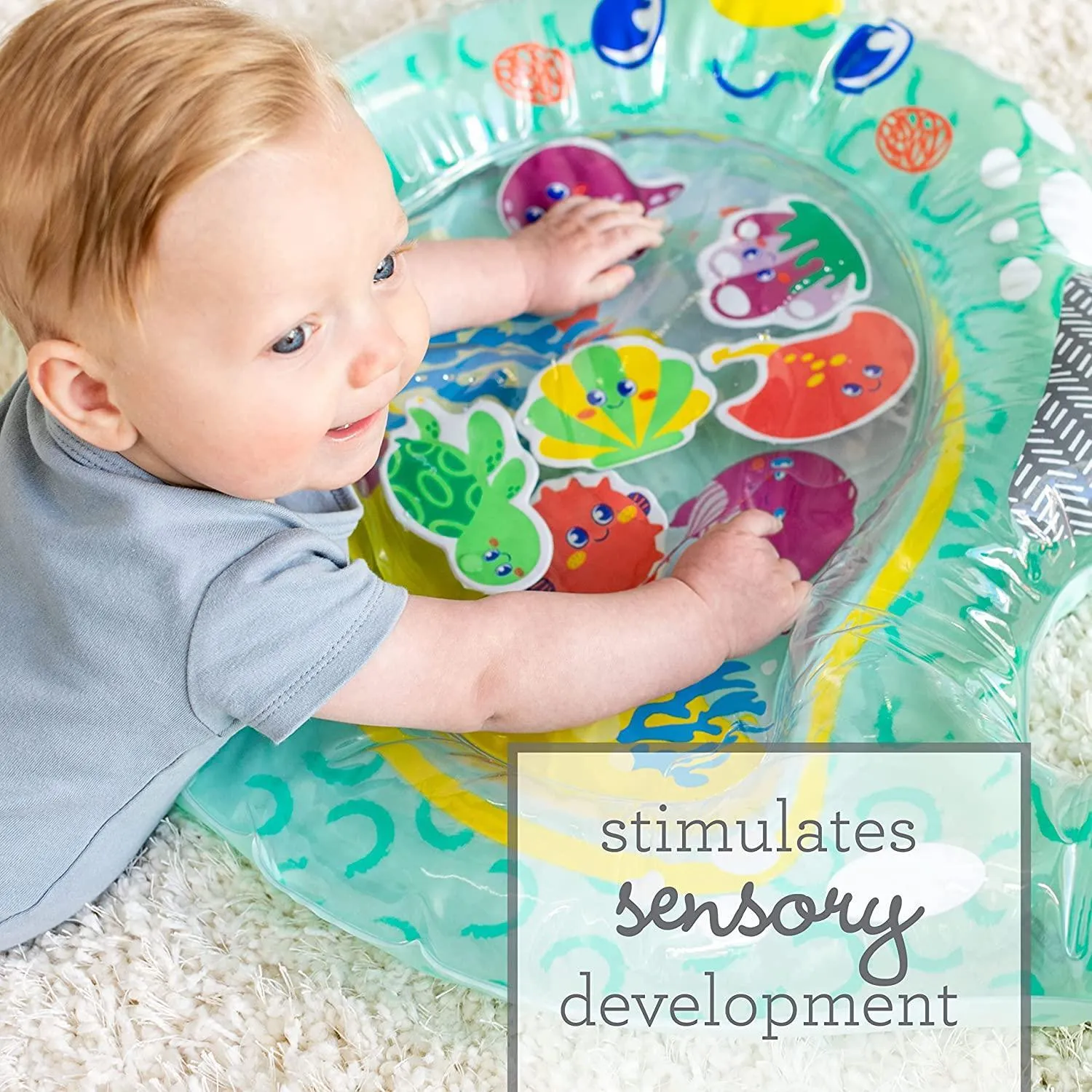 Infantino Pat & Play Water Mat Narwhal