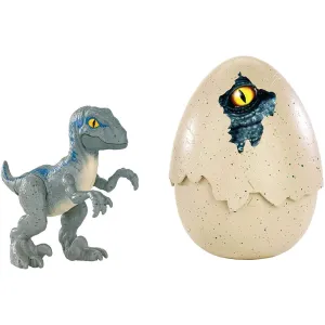 Jurassic World Hatch N Play Dinos Velociraptor Blue