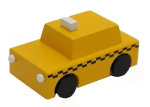 Kiko & gg New York Taxi Pull Back Wooden Car