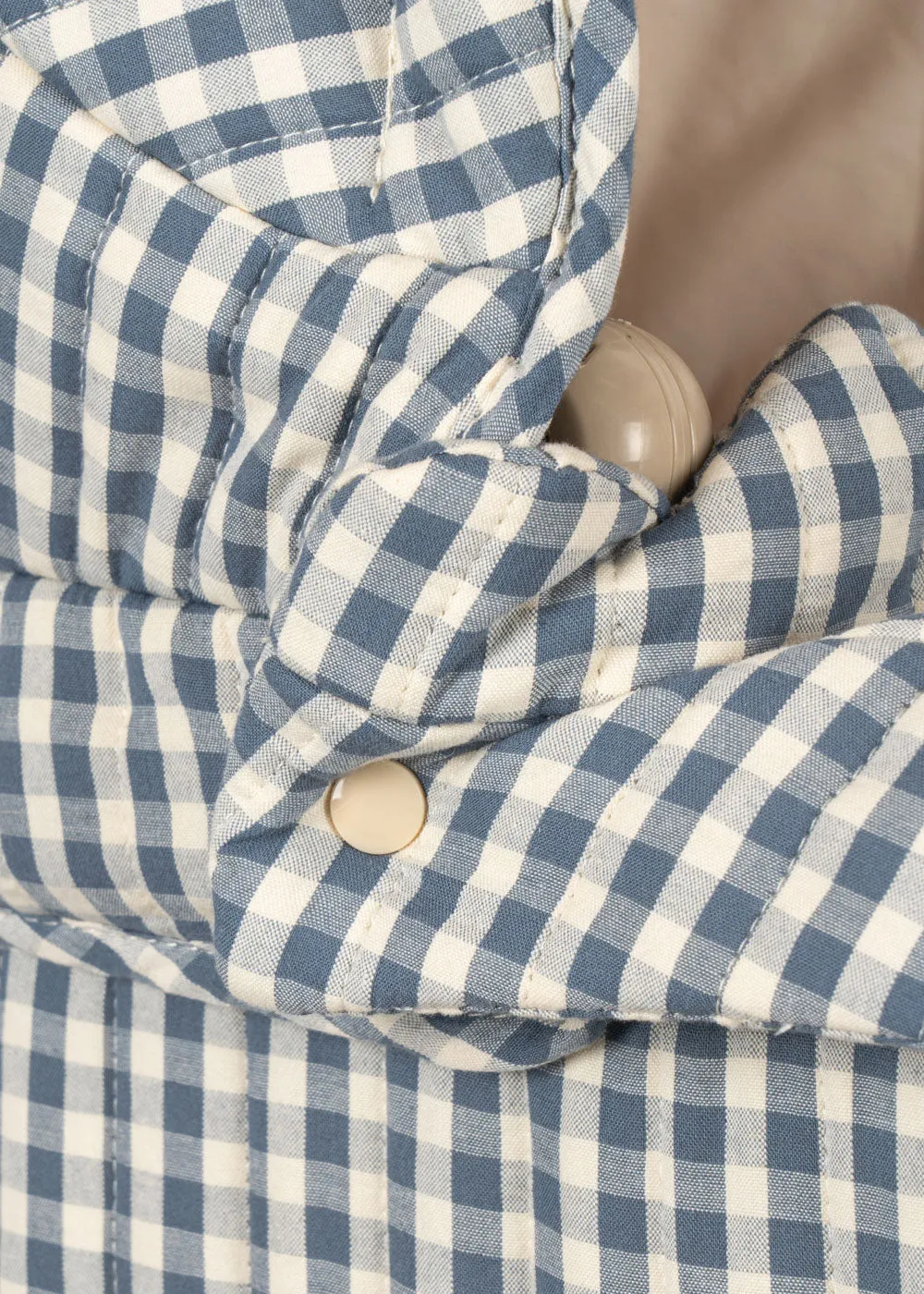 Konges Sløjd Doll Pram | Cheeky Blue Check