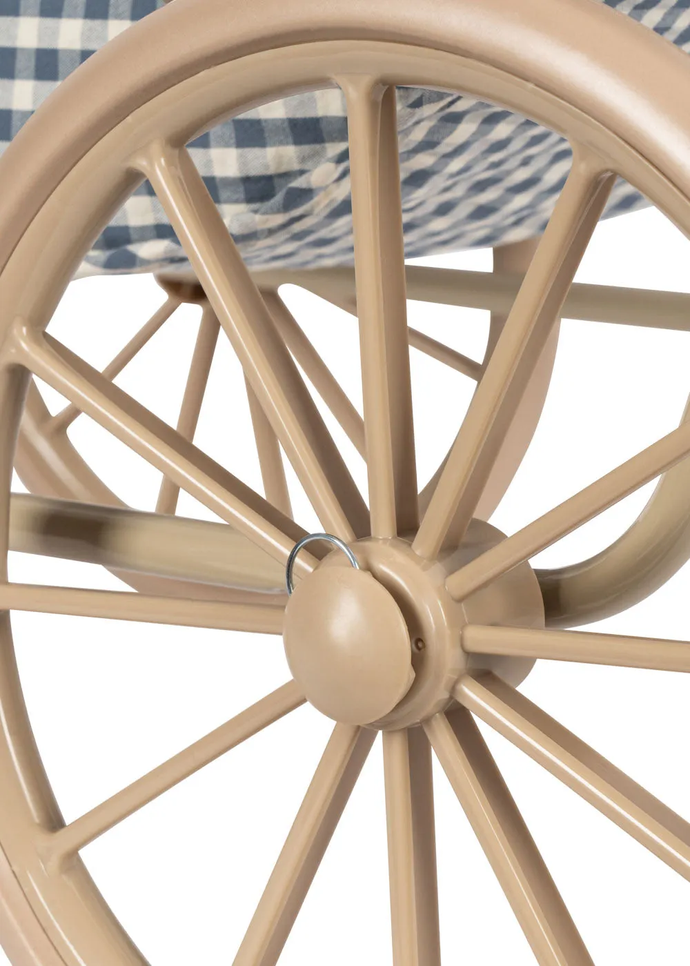 Konges Sløjd Doll Pram | Cheeky Blue Check