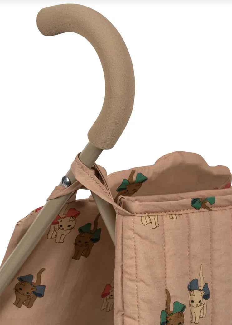 Konges Sløjd Doll Stroller | Bow Kitty Pink