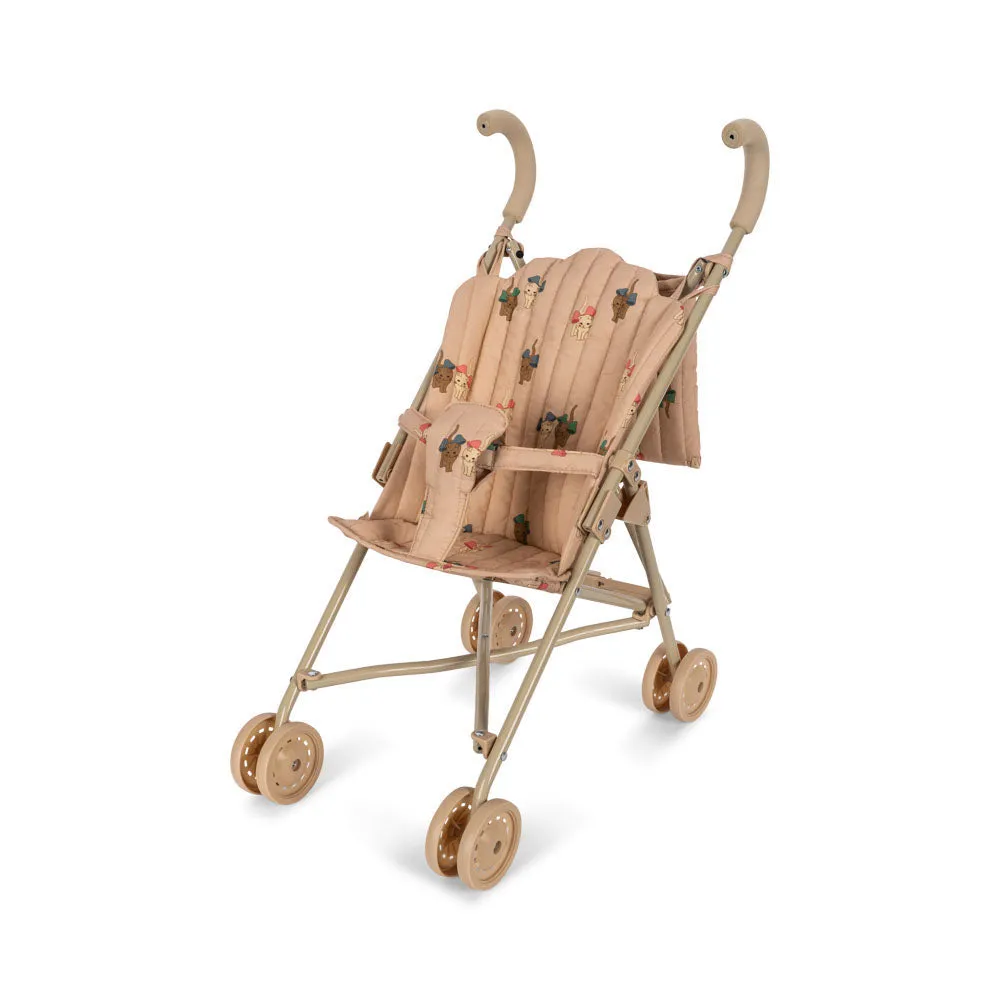 Konges Sløjd Doll Stroller | Bow Kitty Pink