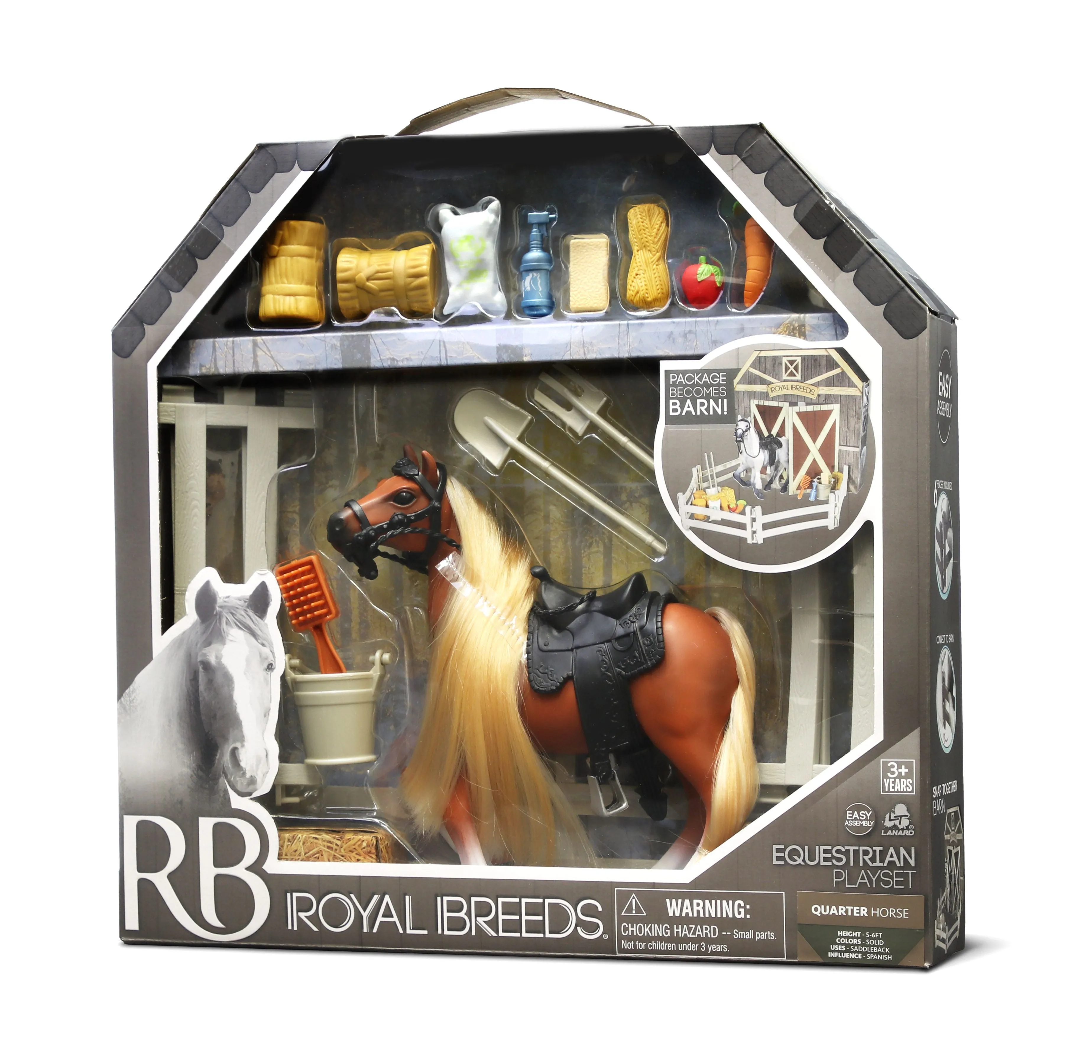 Lanard Royal Breeds Equestrian Playset Quarter Horse