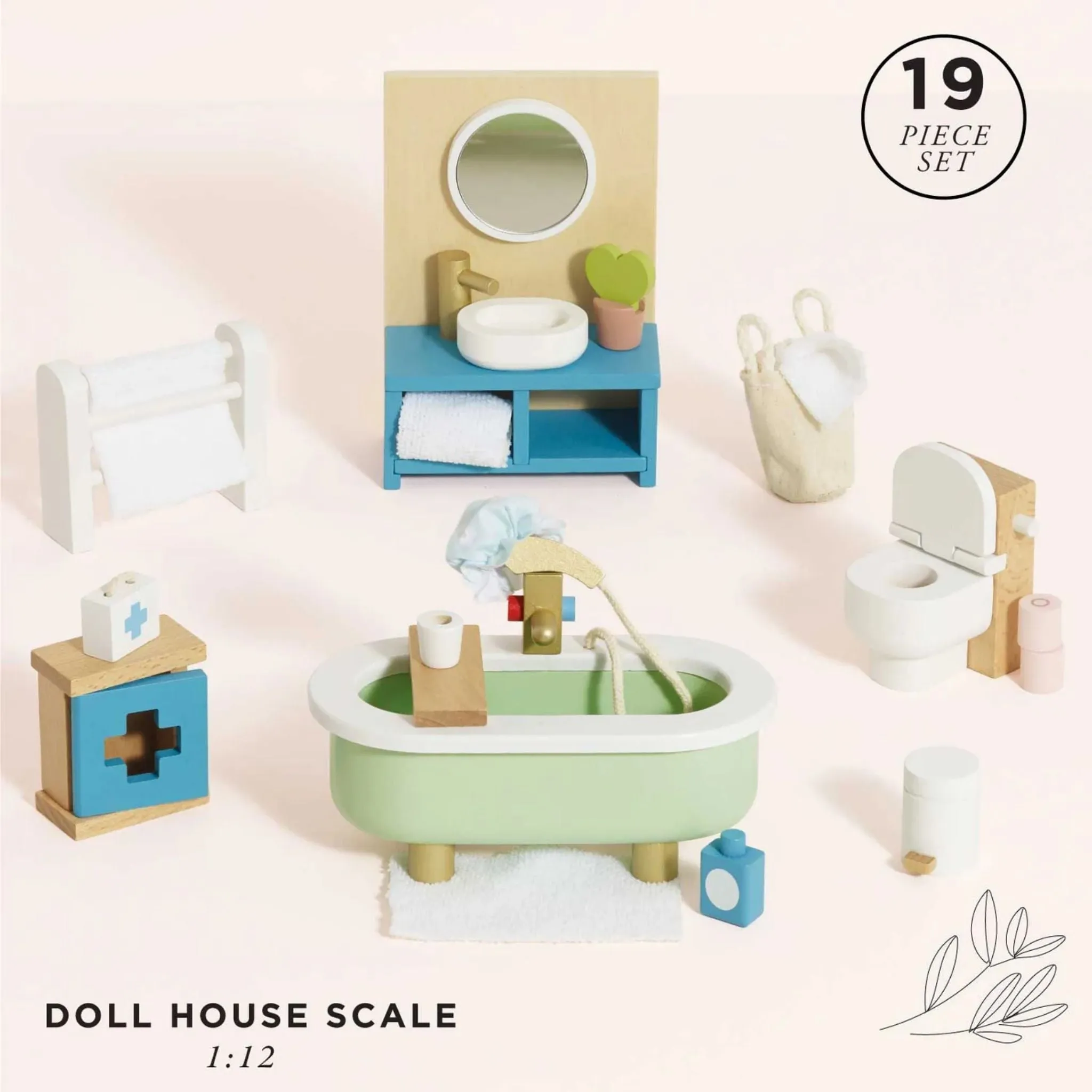 Le Toy Van Dolls House Bathroom Set