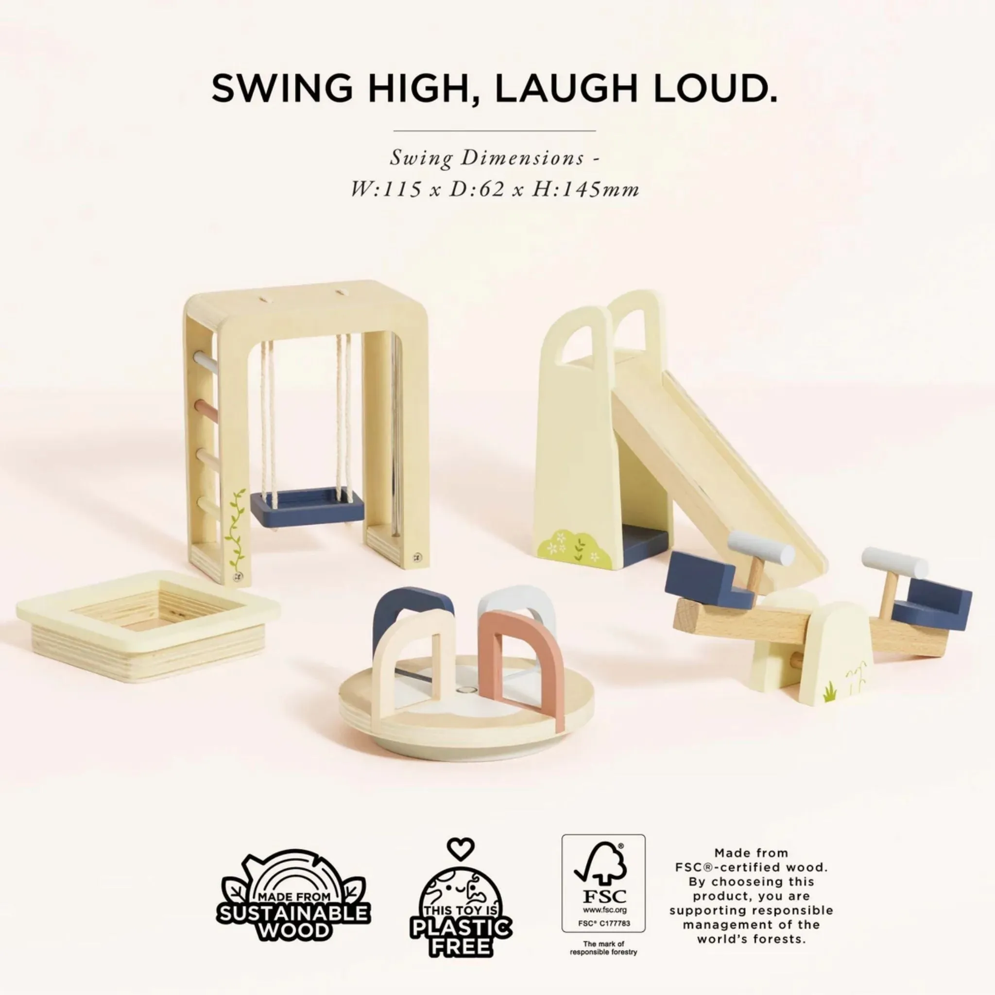 Le Toy Van Dolls House Outdoor Play Set