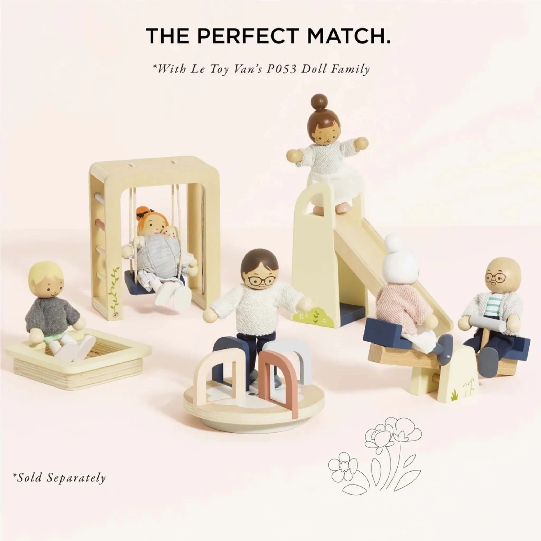 Le Toy Van Dolls House Outdoor Play Set