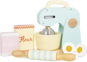 Le Toy Van Premium Wooden Kitchen Mixer Play Set