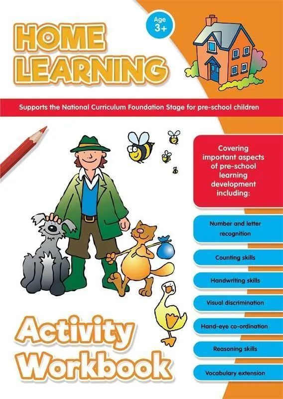 Learning At Home Activity Books Assorted