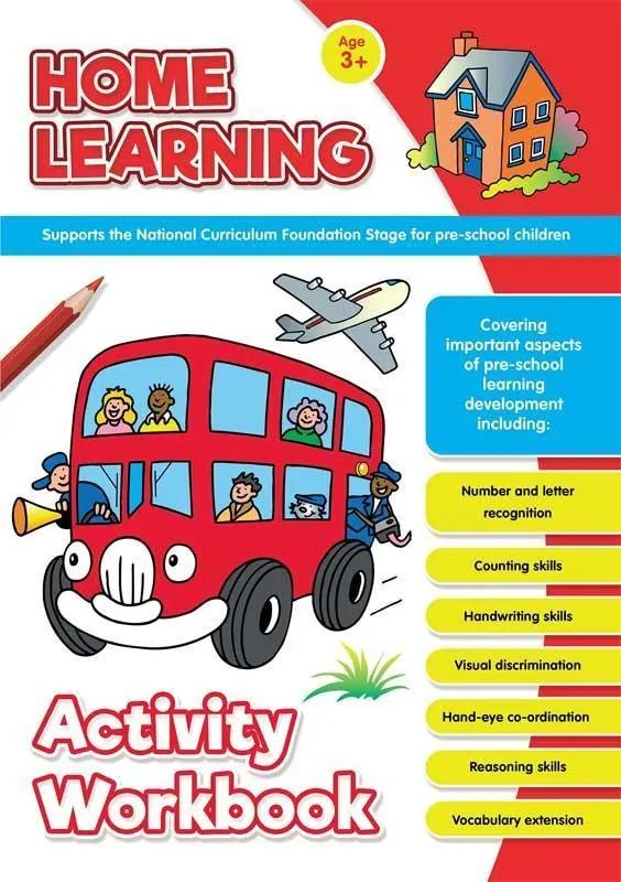 Learning At Home Activity Books Assorted
