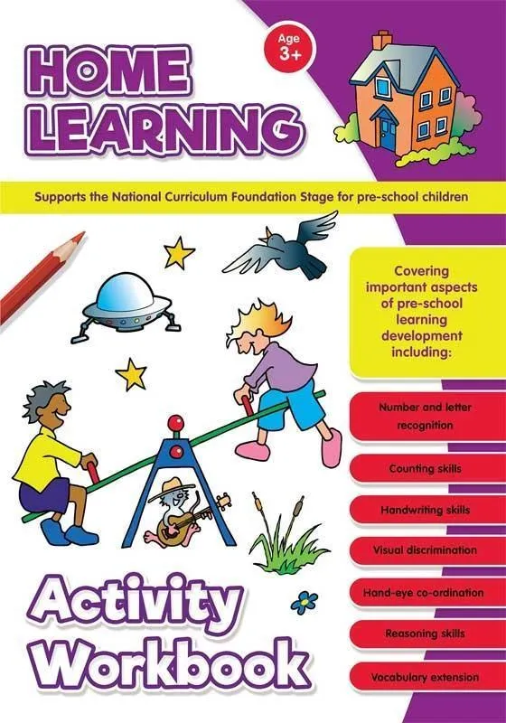 Learning At Home Activity Books Assorted