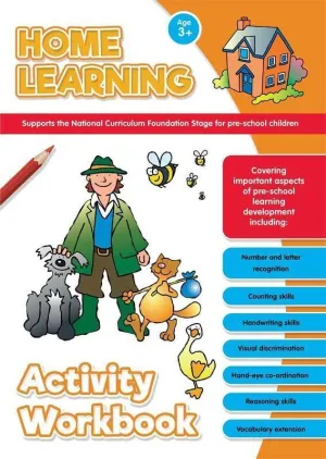 Learning At Home Activity Books Assorted