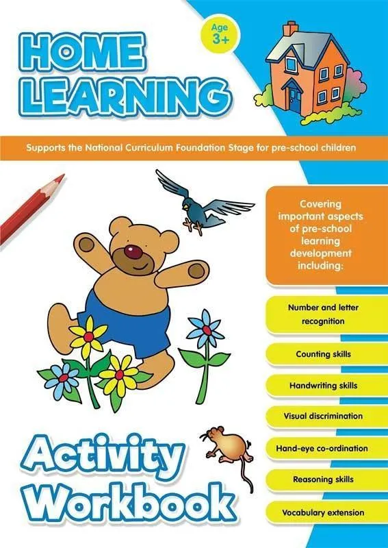 Learning At Home Activity Books Assorted