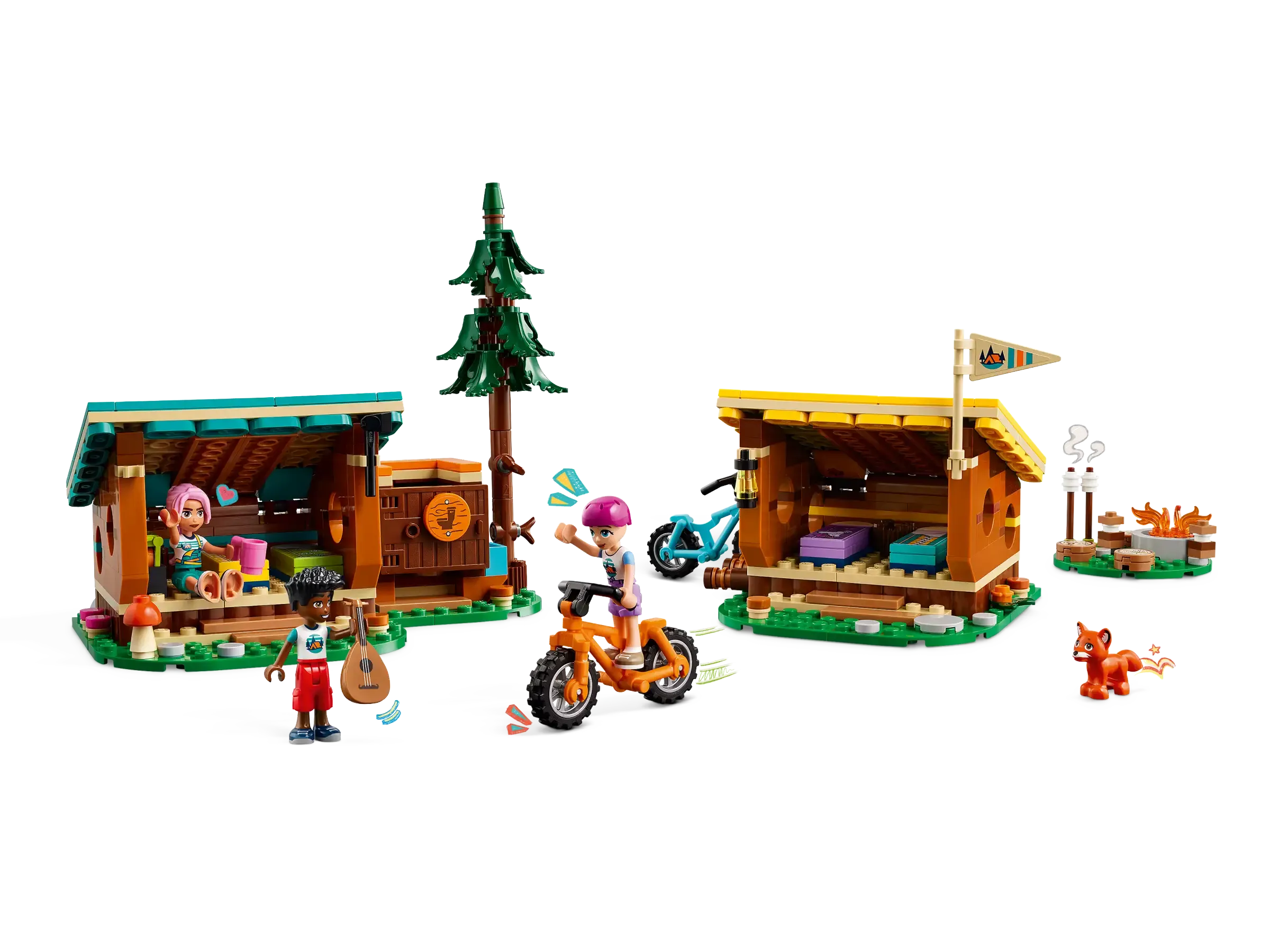 LEGO 42624 Friends Adventure Camp Cozy Cabins Camping