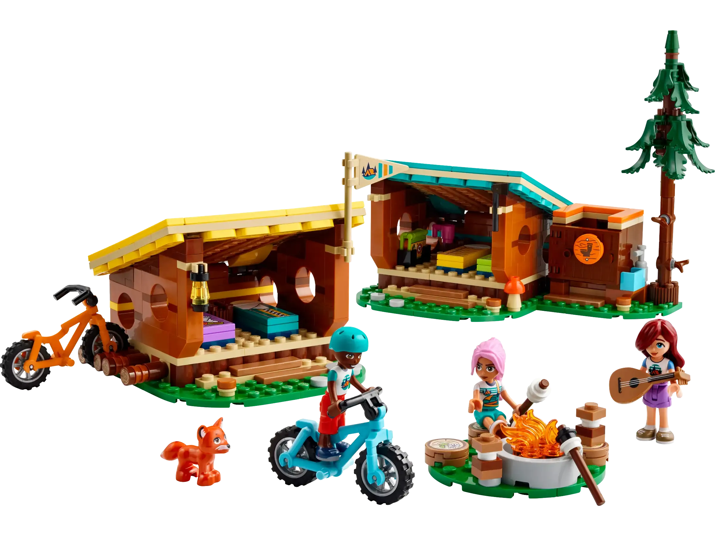 LEGO 42624 Friends Adventure Camp Cozy Cabins Camping