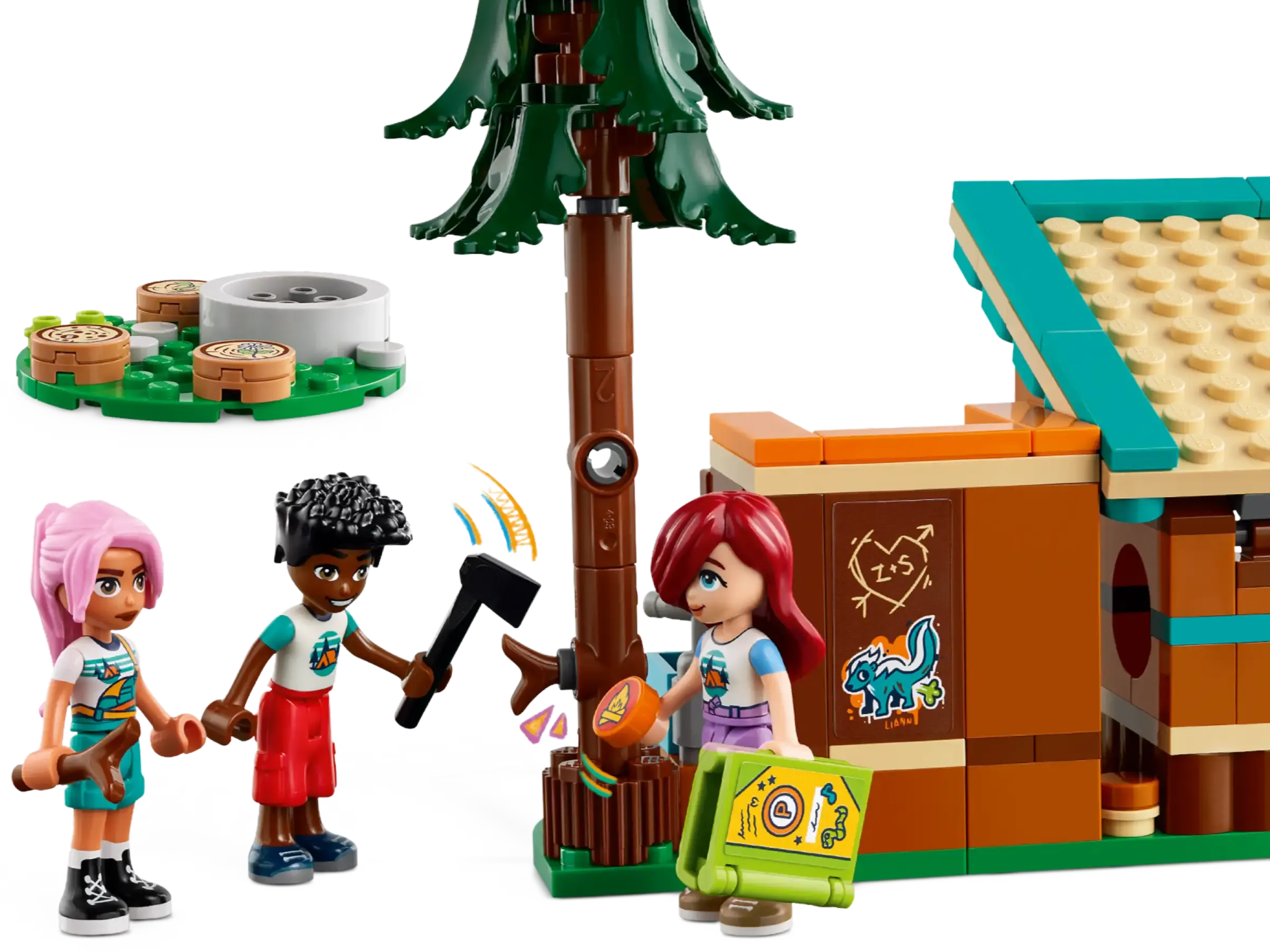 LEGO 42624 Friends Adventure Camp Cozy Cabins Camping